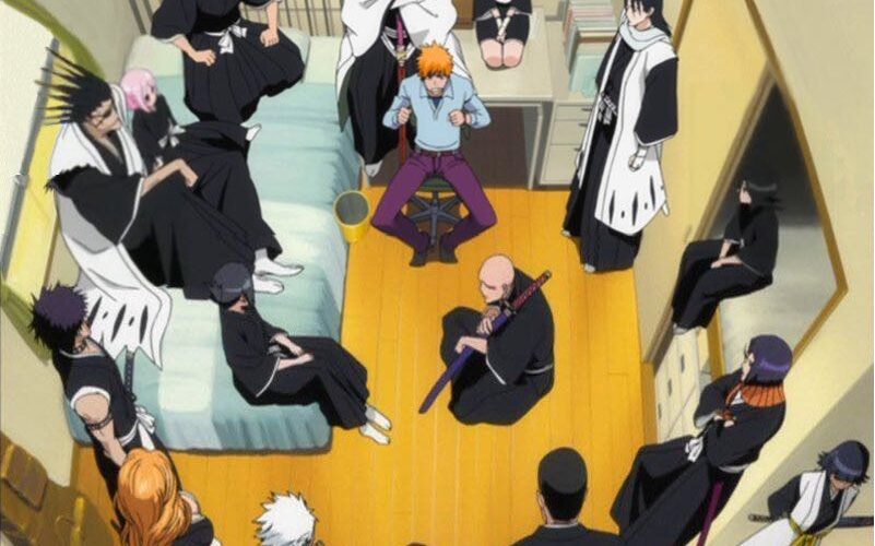 Bleach 黒崎一護さんの部屋に隊長達が集合したときの様子がこちらwwwwww 漫画まとめちゃんねる