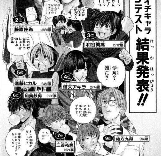 ヒカルの碁の人気投票 佐為を差し置いて 伊角慎一郎 が一位になるwwwwww 漫画まとめちゃんねる